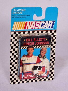 Bill Elliott, Junior Johnson Playing Cards New, Unopened NASCAR Racing